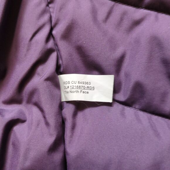 The North Face‎ Aconcagua 550 Down Puffer Vest Purple Women's Small - Picture 10 of 15